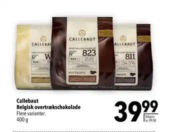 Citti Callebaut Belgisk overtrækschokolade tilbud