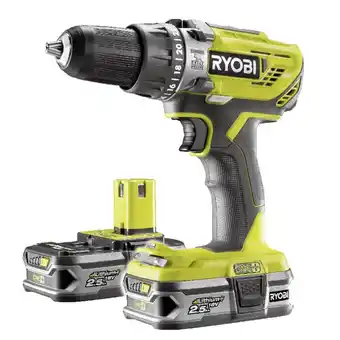 Bauhaus Ryobi slagboremaskine R18PD3-225S One+ m. akku + lader tilbud