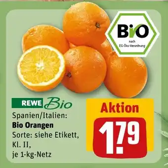 REWE DE Bio Orangen tilbud