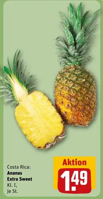 REWE DE Ananas Extra Sweet tilbud