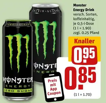 REWE DE Monster Energy Drink tilbud