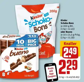 REWE DE Kinder Schoko-Bons tilbud