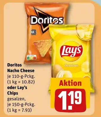 REWE Doritos Nacho Cheese tilbud