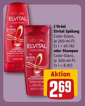 REWE DE L'Oréal Elvital Spülung tilbud
