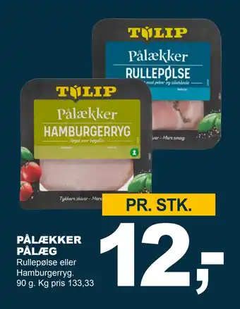 Let-Køb PÅLÆKKER PÅLÆG tilbud