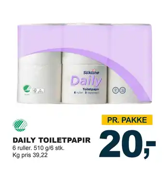 Let-Køb DAILY TOILETPAPIR tilbud