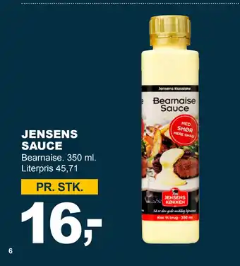 Let-Køb JENSENS SAUCE tilbud