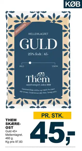 Let-Køb THEM SKÆREOST tilbud