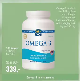 Helsam Omega-3 m. citrussmag tilbud