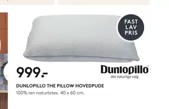 SENG DUNLOPILLO THE PILLOW HOVEDPUDE tilbud
