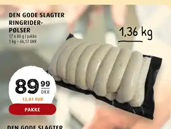Scandinavian Park DEN GODE SLAGTER RINGRIDERPØLSER tilbud