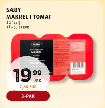Scandinavian Park SÆBY MAKREL I TOMAT tilbud