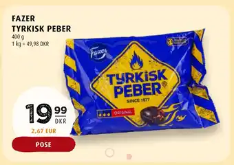 Scandinavian Park FAZER TYRKISK PEBER tilbud