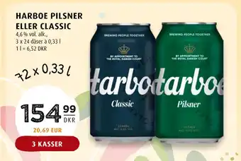 Scandinavian Park HARBOE PILSNER ELLER CLASSIC tilbud