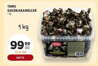 Scandinavian Park TOMS GULDKARAMELLER tilbud