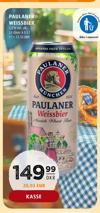 Scandinavian Park PAULANER WEISSBIER tilbud