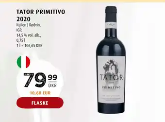 TATOR PRIMITIVO 2020