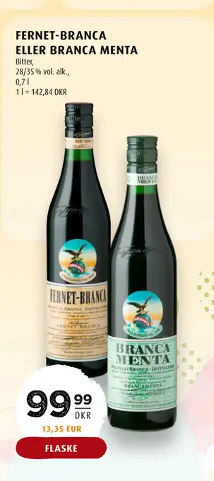 Scandinavian Park FERNET-BRANCA ELLER BRANCA MENTA tilbud