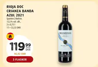 Scandinavian Park RIOJA DOC CRIANZA BANDA AZUL 2021 tilbud