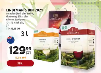 Scandinavian Park LINDEMAN’S BIN 2021 tilbud