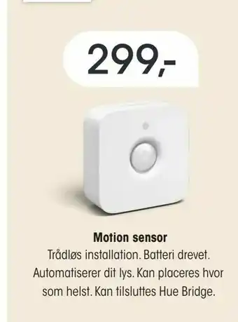 Motion sensor