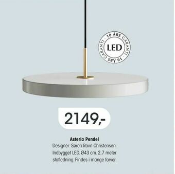 El-Salg Asteria Pendel tilbud