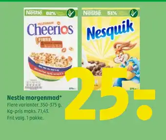 Coop 365 Nestle morgenmad tilbud