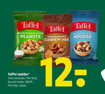 Coop 365 Taffel nødder tilbud