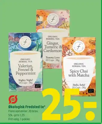Coop 365 Økologisk Fredsted te tilbud
