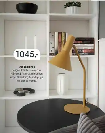 El-Salg Lyss Bordlampe tilbud