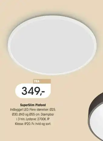 SuperSlim Plafond