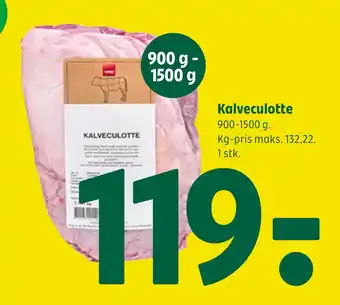 Coop 365 Kalveculotte tilbud