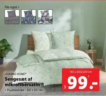 Lidl Sengesæt af mikrofibersatin tilbud