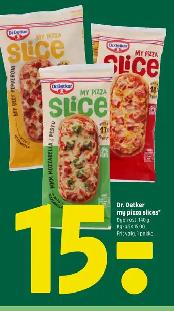 Coop 365 Dr. Oetker my pizza slices tilbud