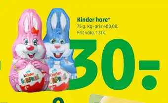 Kinder hare