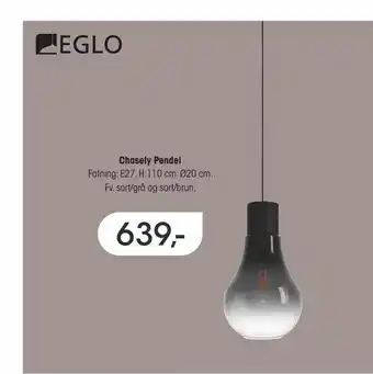 El-Salg Chasely Pendel tilbud
