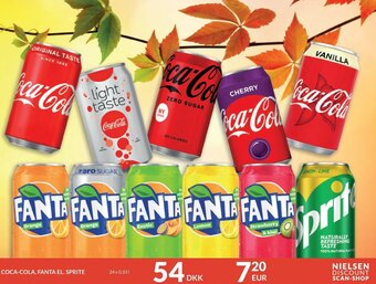 Nielsen's Discount Coca-Cola, Fanta El. Sprite tilbud