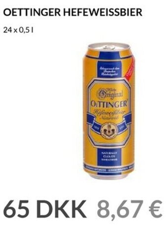 Oettinger Hefeweissbier