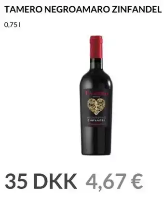 Nielsen's Discount Tamero Negroamaro Zinfandel tilbud