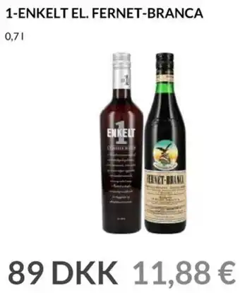 Nielsen's Discount 1-Enkel El. Fernet-Branca tilbud