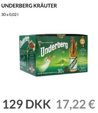 Nielsen's Discount Underberg Kräuter tilbud