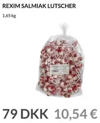 Nielsen's Discount Rexim Salmiak Lutscher 1,65 kg tilbud