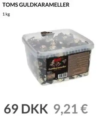 Nielsen's Discount Toms Guldkarameller 1 Kg tilbud