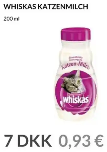 Nielsen's Discount Whiskas Katzenmilch 200 ml tilbud