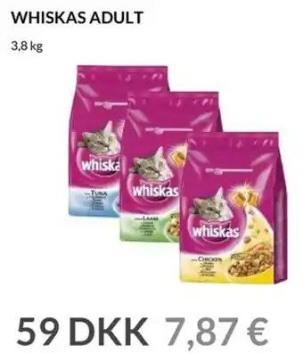 Nielsen's Discount Whiskas Adult 3,8 Kg tilbud