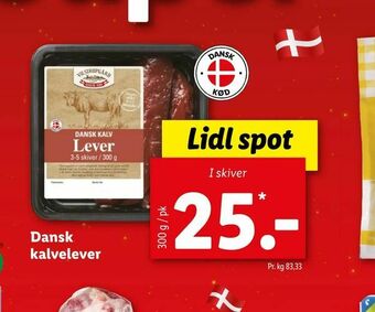 Let-Køb Dansk kalvelever tilbud