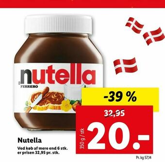 Let-Køb Nutella tilbud