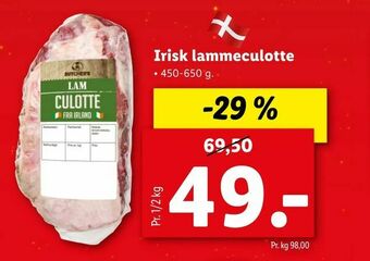 Let-Køb Irisk lammeculotte tilbud