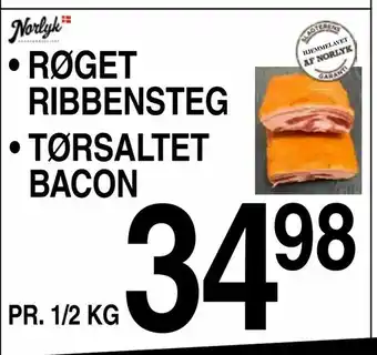 ABC Lavpris Røget ribbensteg • tørsaltet bacon tilbud