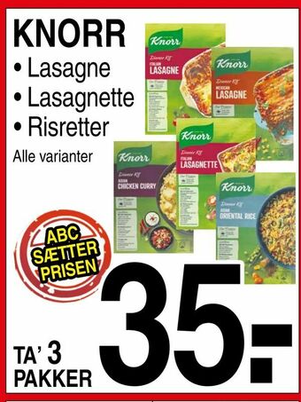 ABC Lavpris Knorr tilbud